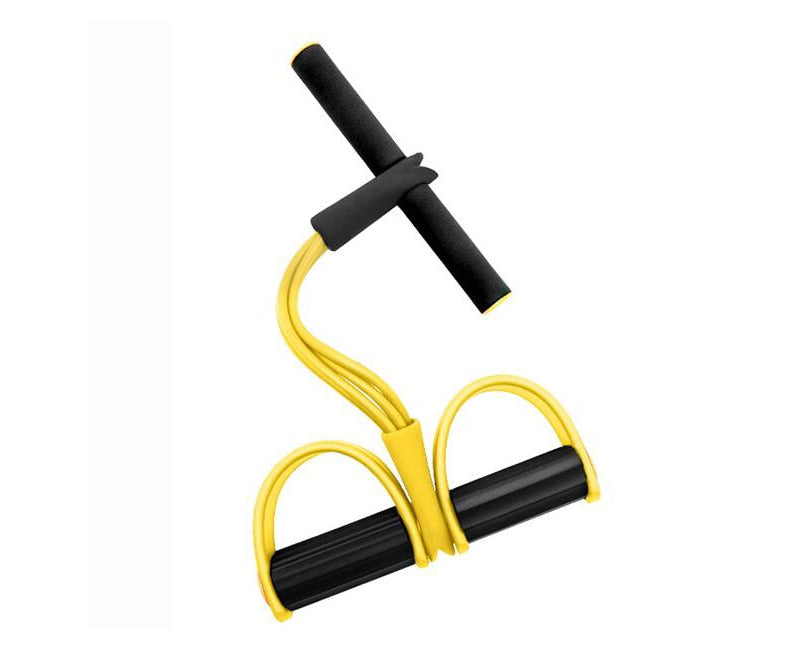 Tension Rope 4 Tube Puller Sit-up Pedal Resistance Band