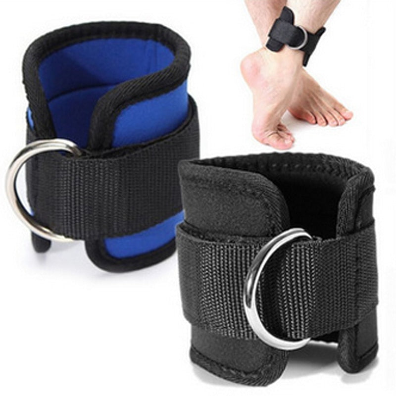 Ankle Straps for Cable Machines Double D-Ring