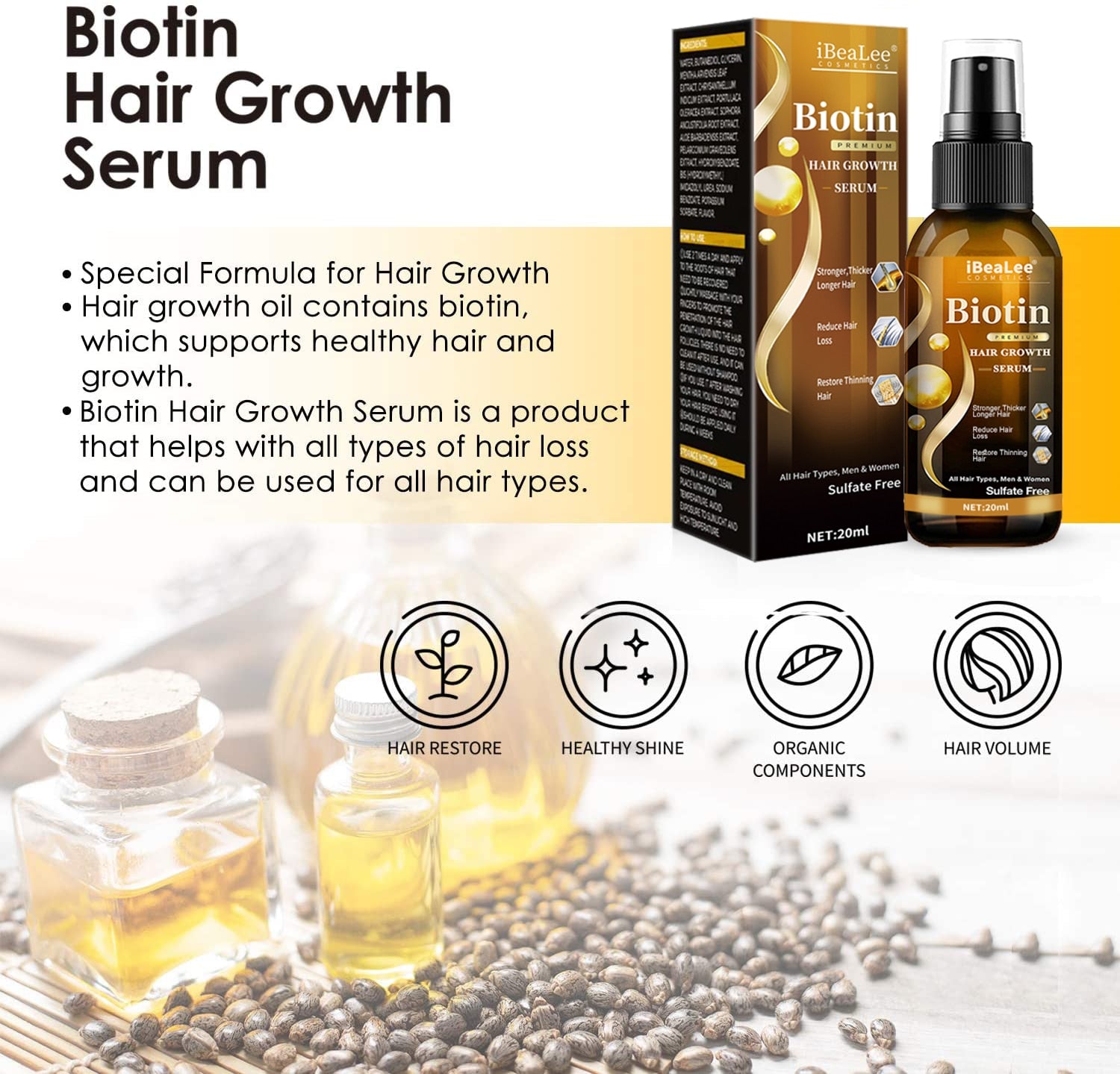 Fast Growing Hair Care Essential Oil