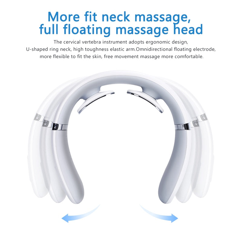 Intelligent Wireless Neck Massager with Heating System