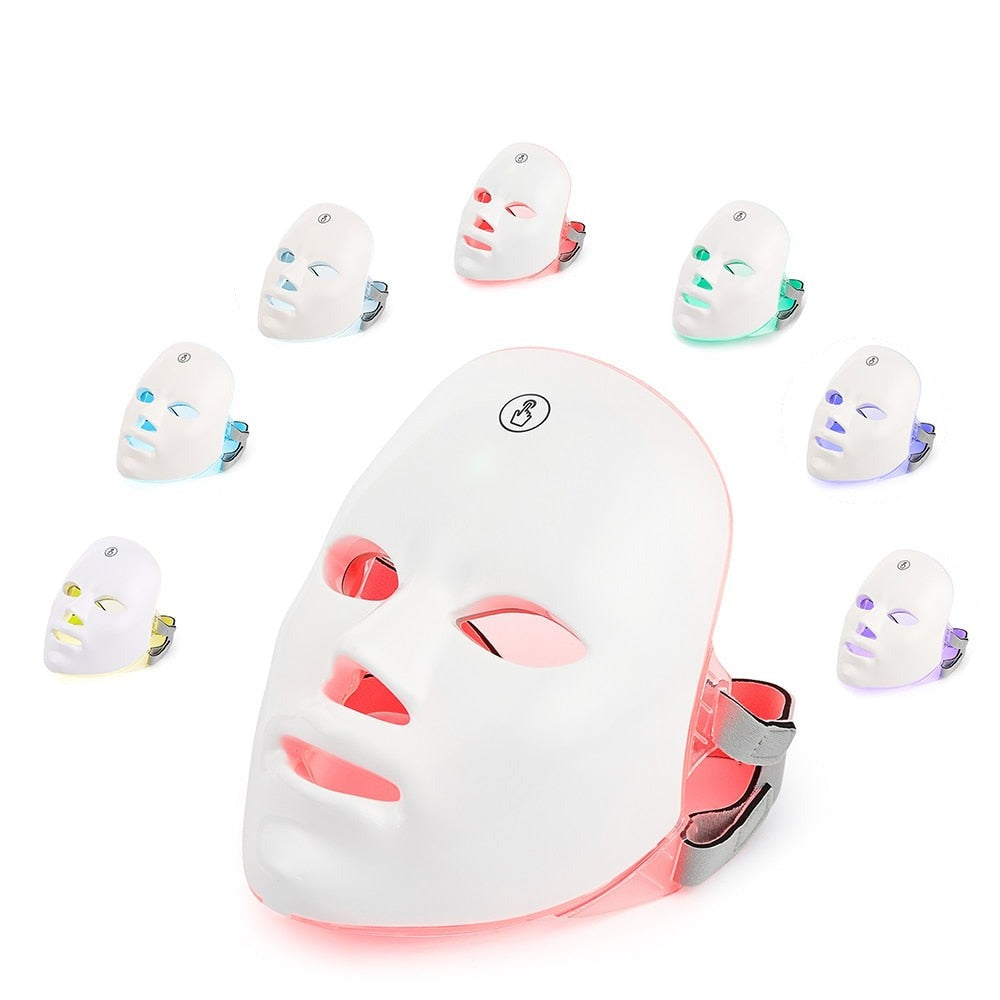 LED Mask Face & Neck Photon LED Light Therapy