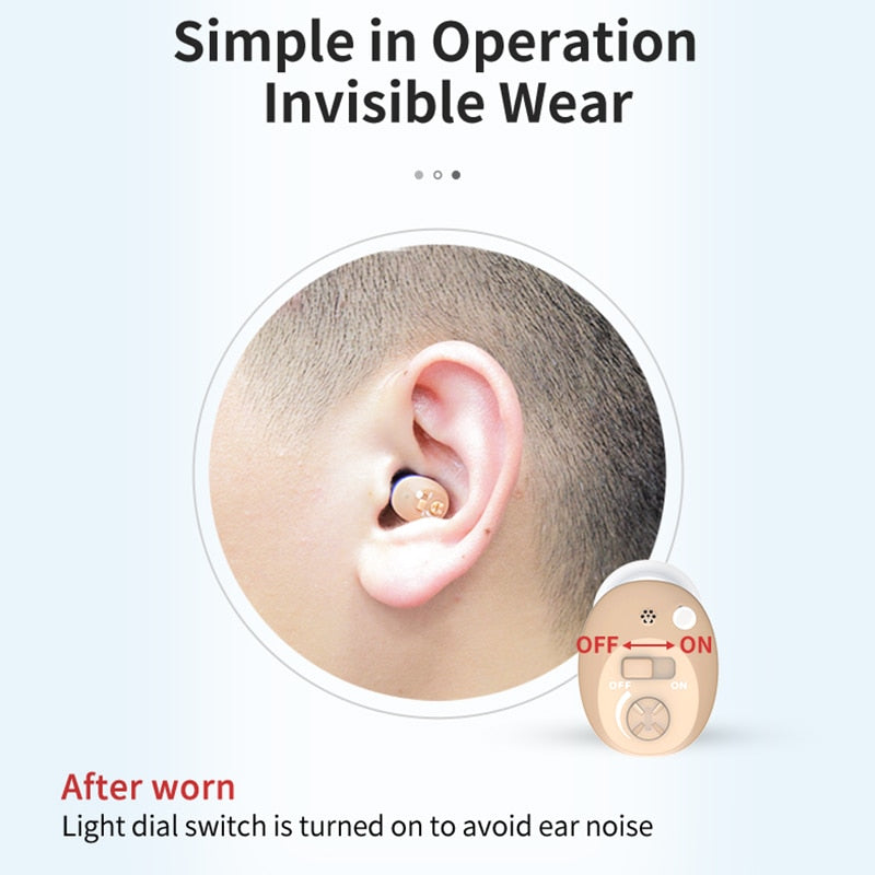 Invisible Sound Amplifier Hearing Aid